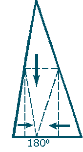 Easy math tricks - sum of angles of a triangle